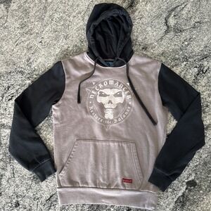 Diablo Hoodie‎ Blizzard Entertainment Necromancer Graphic Size Small Gray/Black